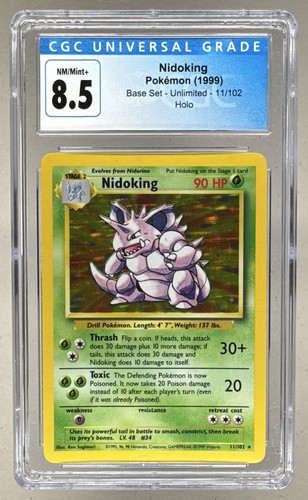 Nidoking graded CGC 8.5 for sale on eBay