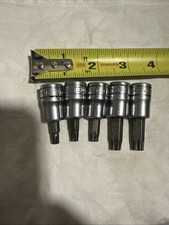 Snap-on Tools 5 Pc 38 Drive Torx Bit Set Ftx 273040 4547