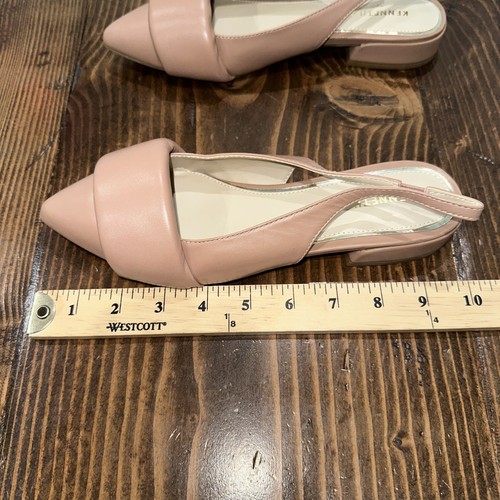 Kenneth Cole Women’s Size 6 Slip On Flats Pink Leather New - Picture 5 of 6