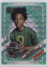 2021-22 Chrome OTE Overtime Elite Aqua & Green Wave Refractor Malik Bowman 12n5