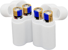Slimline AAA Battery Case, Compact Durable TPU Organizer for Storage  Home Org