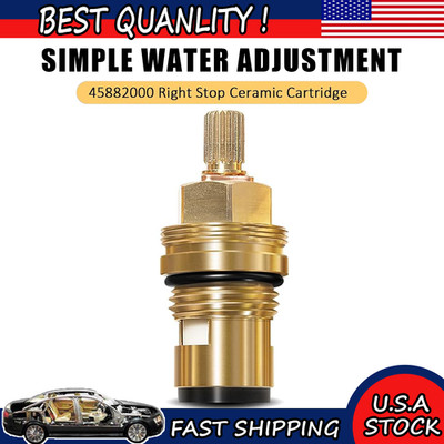 For Grohe 45882000 Right Stop Ceramic Cartridge 1/2'' Carbodur 1/4 Turn 90 Degree