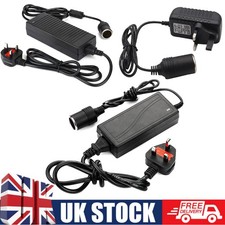UK 240V Mains Plug to 12V Cigarette Lighter Socket Adapter Voltage Converter