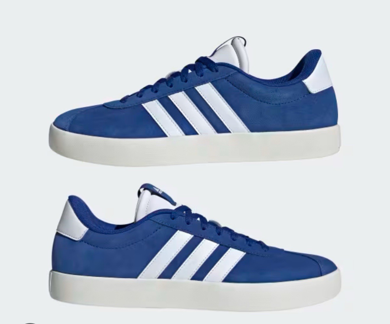 SAOLA Adidas Uomo VL Court 3.0 Blu Taglia 8.5 Nuove