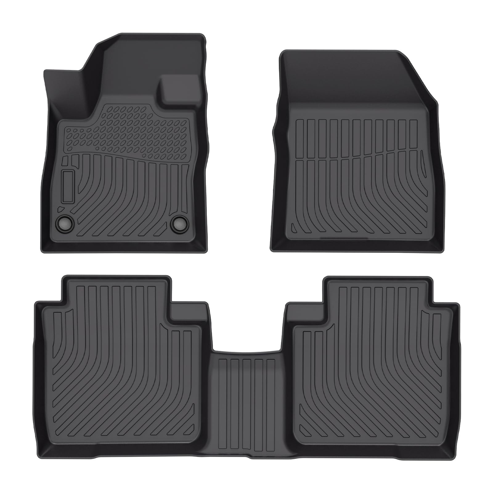 All Weather Rubber Car Floor Mats Cargo Liner for 2024-2025 Lincoln Nautilus