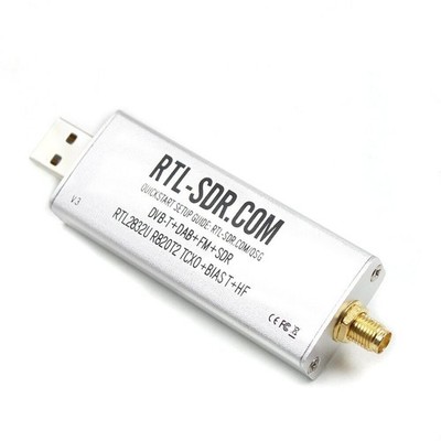 500KHz~1766MHz RTL-SDR software Receiver RTL V3 R820T2+RTL2832 U1PPM TCXO+BIAS T