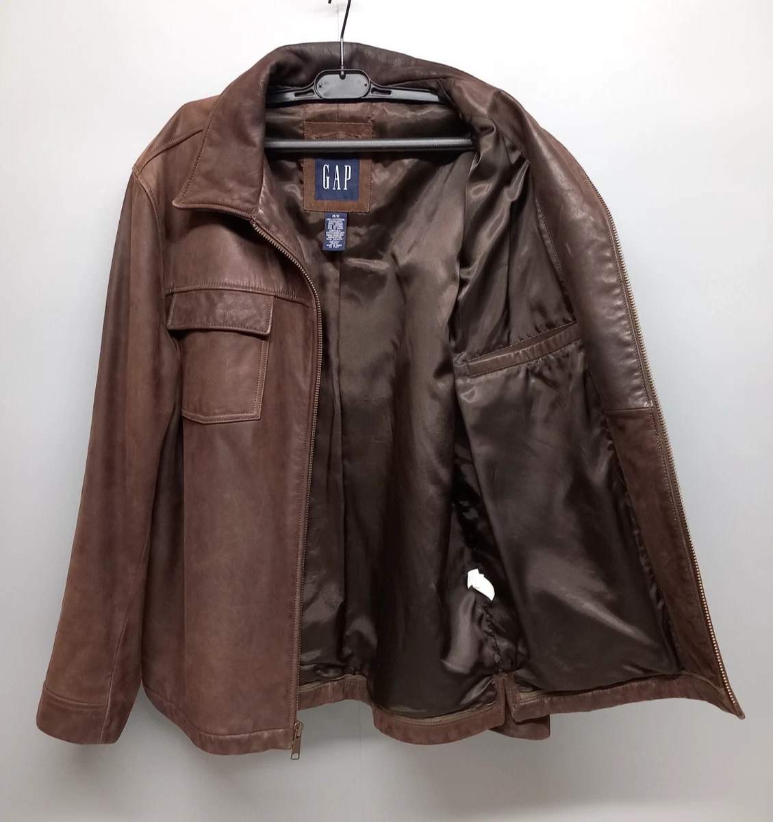 gap leather jacket products for sale | eBay UK