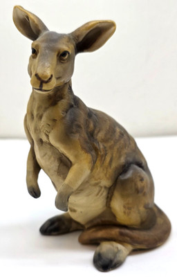 Kangaroo Ceramic Animal Decorative Figurine 5.5'' Tall
