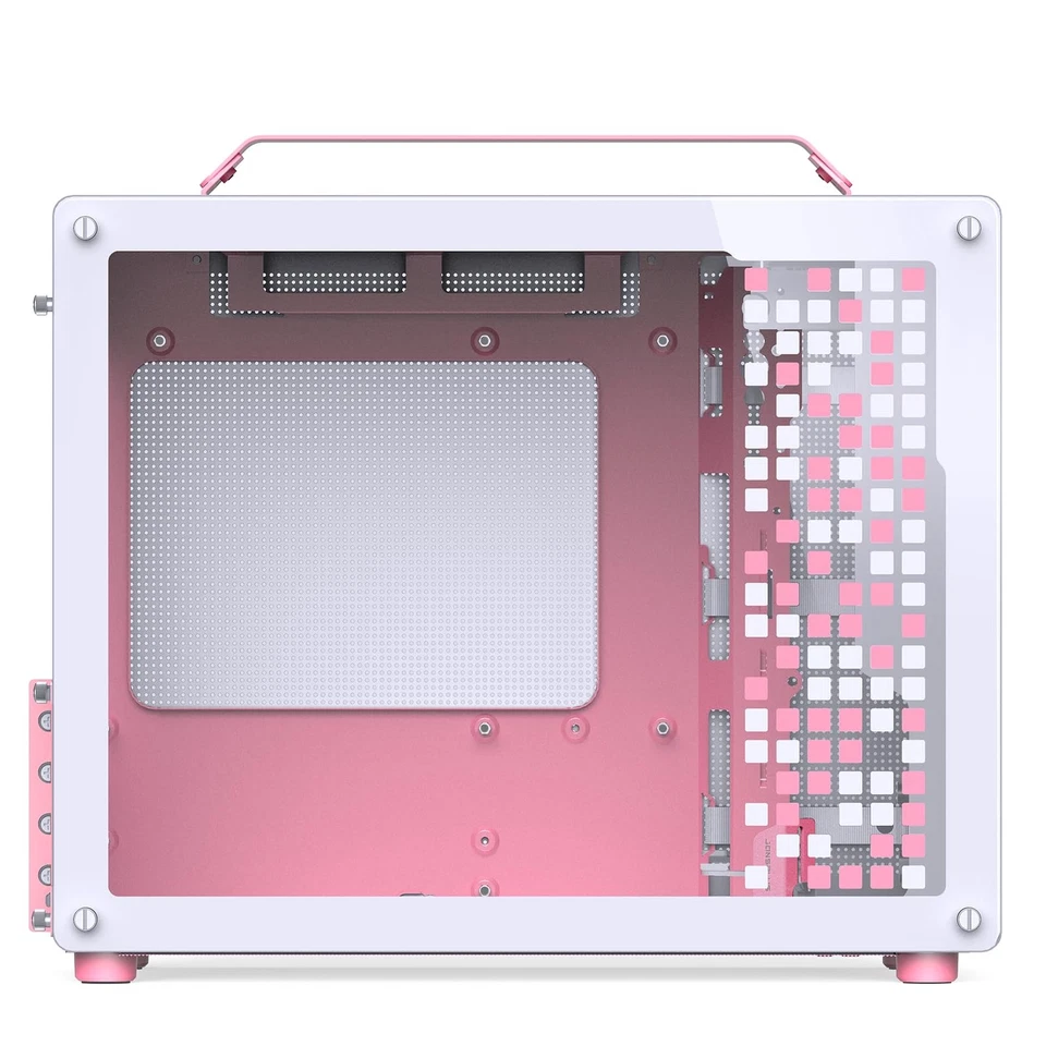 JONSBO/JONSPLUS Z20 Pink/White Micro-ATX Mini Tower Pc Case,with - Image 4 of 4