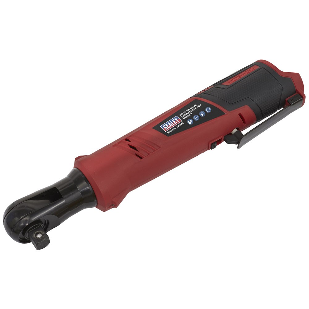 Sealey Cordless Ratchet Wrench 1/2""Sq Drive 12V Lithium-ion - Body Only