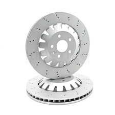 COPPIA DISCHI FRENO ANTERIORI AUDI RS3 8P 2011-2012 370mm X 32mm 8P0615301C NUOVI