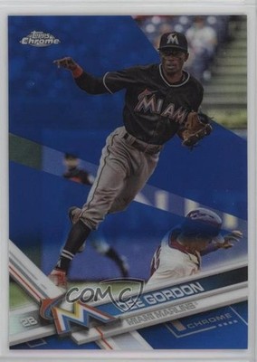 2017 Topps Chrome Blue Refractor 68/150 Dee Gordon #41 mp7