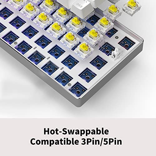 AK61 Hot-Swappable Mechanical Keyboard with CNC Aluminum Case, RGB 61 Keys - Bild 3 von 8
