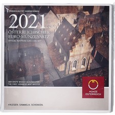 [#1509156] Austria, Set 1 ct. - 2 Euro, BU, 2021, Vienna, MS