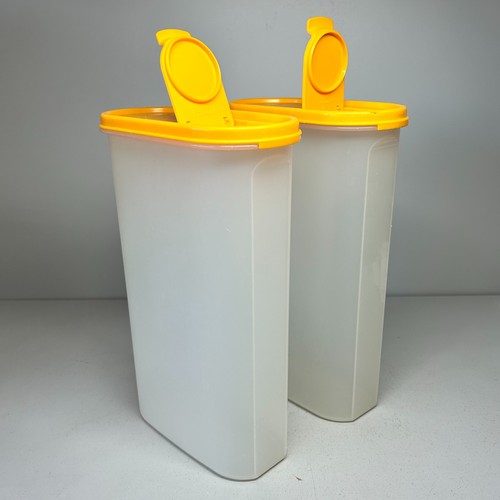 Vintage Tupperware 11" hoch 2,9 l Vorratsbehälter x 2 und Deckel Made in Belgium - Bild 11 von 24
