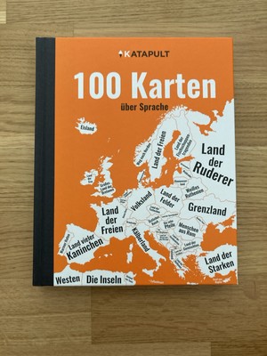 100 Karten über Sprache - Buch |  Besser als die Bibel  | Katapult | Neu!