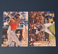 (2) Yordan Alvarez 2020 Topps Rookie Card #276 + PHOTO VARIATION RC Astros