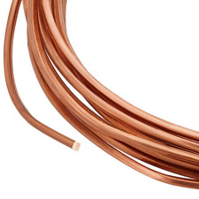 9.8Ft Square Copper Wire, 14 Gauge Pure Copper Wire, Craft Wire for Jewelry Maki