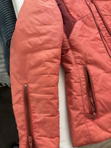 VTG White Stag Puffer Jacket Womens 12 Retro Ski Nylon Insulated Coat W/overalls - Picture 2 of 12