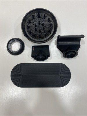 Original Dyson Supersonic Haartrockner Aufsatz Werkzeug Set X 5 - in Schwarz