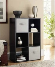 Mainstays 6-Cube Organizer Brand New In Box! Black Unopened Item Great Gift