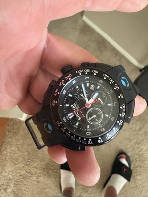 Sector Sharkmaster Men's Quartz Chronograph Date 200m Black Rubber Strap Watch