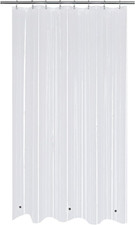 Stall Shower Curtain Liner with 3 Magnets 48 X 72 Inch, PEVA 8G Thick Heavy Du