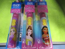 Oral-B Disney Princess Moana Soft Power Toothbrush for Kids Aged 3 New 