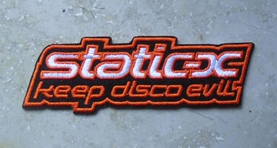 STATIC-X - KEEP DISCO EVIL - PATCH/AUFBÜGLER/AUFNÄHER - INDUSTRIAL / NU METAL