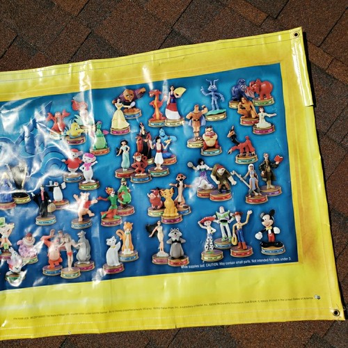 Vintage McDonalds 2002 100 Jahre Disney Magic Banner Warnung - Bild 12 von 18