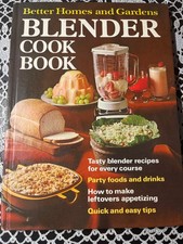 Vintage Blender Cook Book Better Homes And Gardens BHG 1971 Cookbook Kitchen Ret
