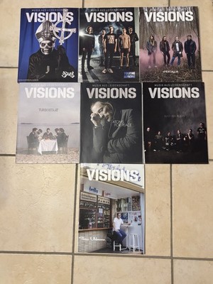 Visions Musikmagazine exklusive Cover Jahrgang 2013 z. Bsp. Ghost Touche Amoure
