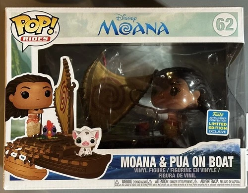 Funko Pop! Rides: #62 Moana & Pua on Boat - SDCC Exclusive VAULTED