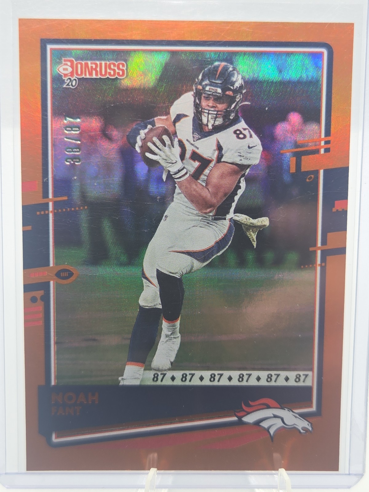 2020 Panini Donruss - Noah Fant #93 Jersey Number /87 | eBay