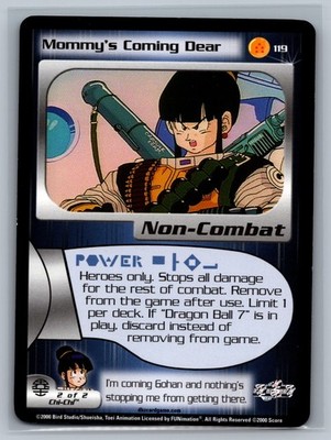 Dragon Ball Z CCG Mommy's Coming Dear #119 TCG Frieza Saga