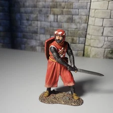 King & Country MK121 Knight two handed sword Crusaders and Saracens Retired 