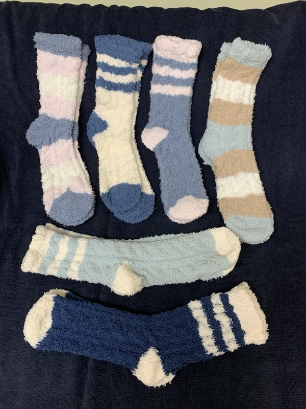 Women Fuzzy Socks 6 Pairs Cozy Soft Fluffy Slipper Socks Ben Sorts NEW