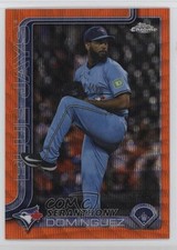 2025 Chrome Update Orange Wave Refractor /25 Seranthony Dominguez Domínguez 0uh1