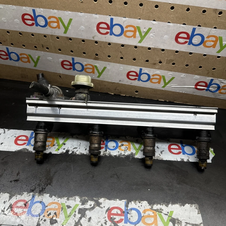 Honda Accord Transit Connect 2000 inyector de combustible con riel Foto 3 de 4