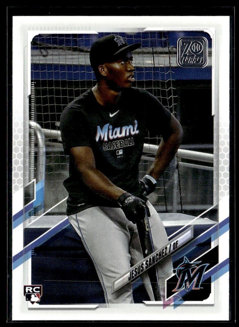 2021 Topps SP Variation Jesus Sanchez Rookie Miami Marlins #269