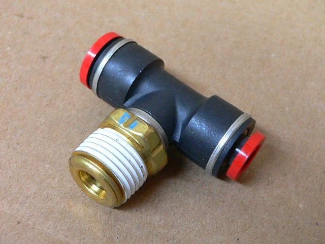 Smc Kv2t11-13-37-Sr Kv2t111337sra Conn Branch Tee 3/8X1/2X1/2Red Smc Conn