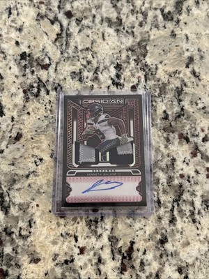 2022 Panini Obsidian Kenneth Walker III RPA Red Etch 2/10 Auto Dual Patch