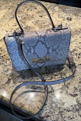 Michael Kors Reptile/Snakeskin Print  2 Way Crossbody and Top Handle bag.