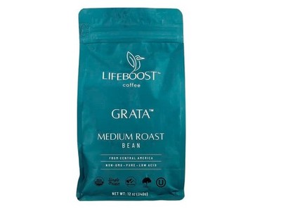 Lifeboost, Coffee, Grada , Kaffee, Bohne, mittlere Röstung, 340 g (12 oz.)