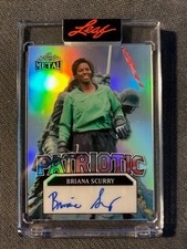 2025 Leaf Independence Day Patriotic BRIANA SCURRY #1/1 Bookend Auto USWNT