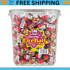 Atomic Fireballs Candy, 4.05 Pound Bulk Candy Tub