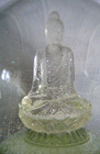 Crystal Translucent Buddha Snow Globe ~ Fine Silver Confetti ~ CoolSnowGlobes — photo 5