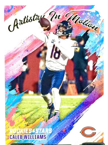 Caleb Williams #5 2025 Panini Rookies & Stars Artistry in Motion card