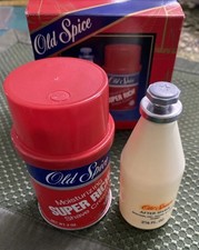 Vintage Old Spice Moisturizing Super Rich Shave Cream-3oz After Shave-2 1/8 oz