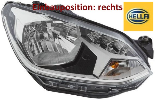 Hella 1EL012644-021 Hauptscheinwerfer Rechts Scheinwerfer FüR VW-image